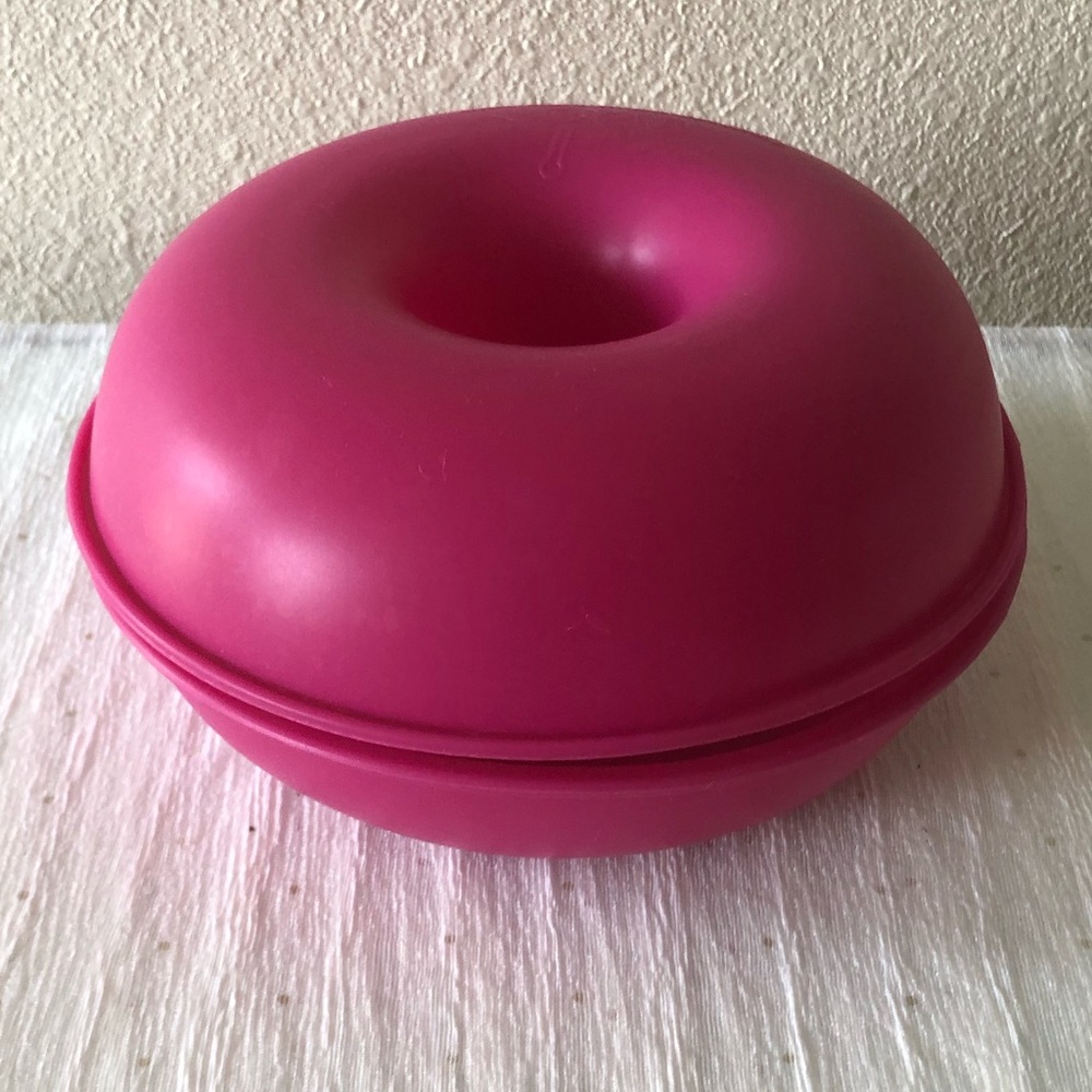 Two silicone cake molds